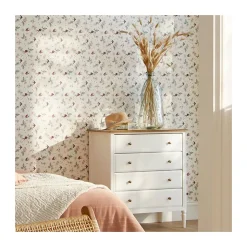 Commode Solen - blanc et bois - Atmosphera