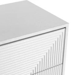 Commode Telmo 3 tiroirs couleur Blanc