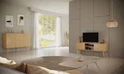 Commode Toronto Salon Style Moderne, Beaucoup d'Espace de Rangement