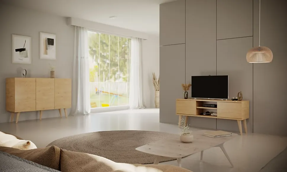 Commode Toronto Salon Style Moderne, Beaucoup d'Espace de Rangement
