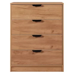 Commode Varkaus 90 x 70 x 40 cm effet chêne en.casa