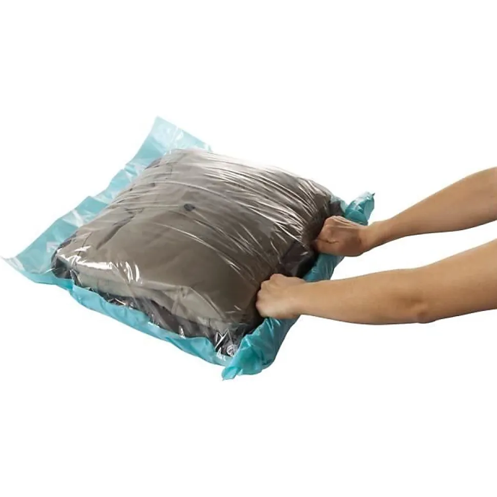 COMPACTOR Lot de 2 housse de rangement vide d'air manuel Roll-up 55x70 cm