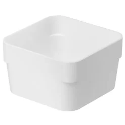 Compartiments blancs modulables pour tiroir - 10 x 10 x 6 cm