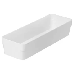 Compartiments blancs modulables pour tiroir - 30 x 10 x 6 cm