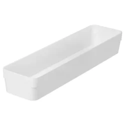 Compartiments blancs modulables pour tiroir - 40 x 10 x 6 cm