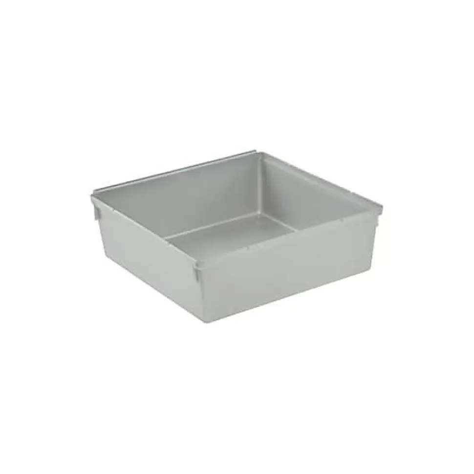 Compartiments modulables gris pour tiroir - 15 x 15 x 5 cm