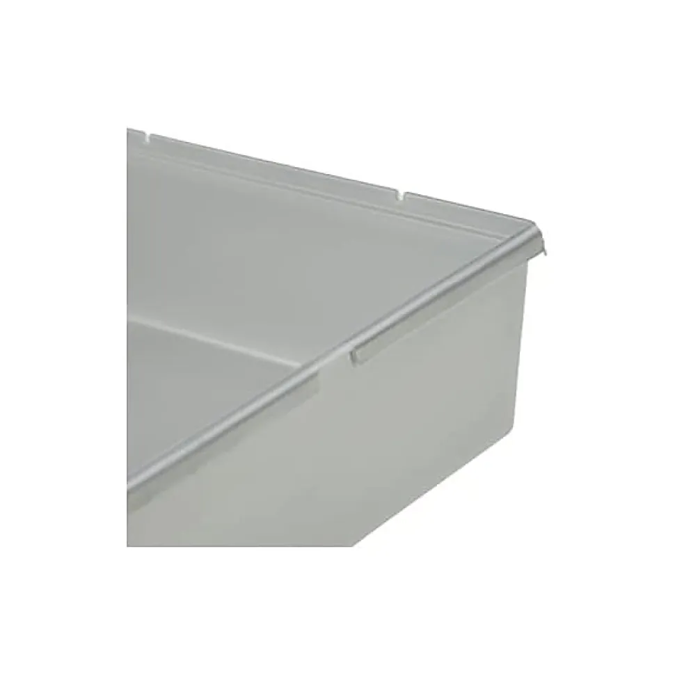 Compartiments modulables gris pour tiroir - 15 x 15 x 5 cm