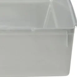 Compartiments modulables gris pour tiroir - 15 x 30 x 5 cm