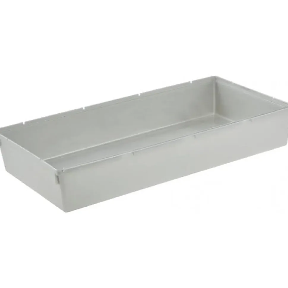 Compartiments modulables gris pour tiroir - 15 x 30 x 5 cm