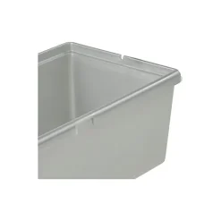 Compartiments modulables gris pour tiroir - 8 x 23 x 5 cm
