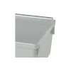 Compartiments modulables gris pour tiroir - 8 x 38 x 5 cm