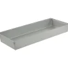 Compartiments modulables gris pour tiroir - 15 x 38 x 5 cm