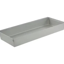 Compartiments modulables gris pour tiroir - 15 x 38 x 5 cm
