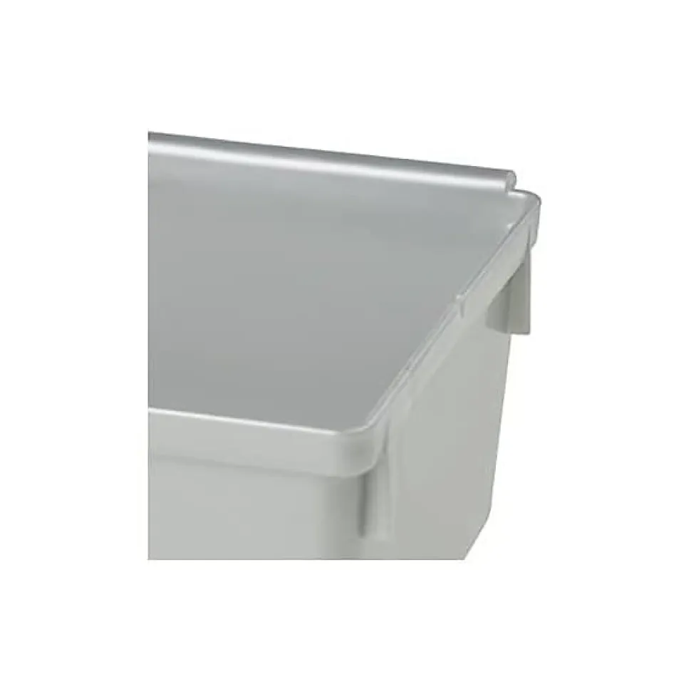 Compartiments modulables gris pour tiroir - 15 x 38 x 5 cm