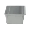 Compartiments modulables gris pour tiroir - 8 x 30 x 5 cm