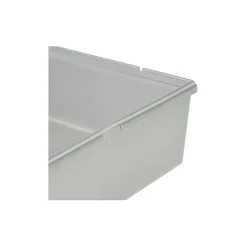 Compartiments modulables gris pour tiroir - 15 x 23 x 5 cm
