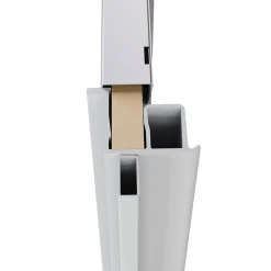 Compensateur de plinthe pour porte de placard coulissante à coller L.270 cm blanc, GoodHome Arius
