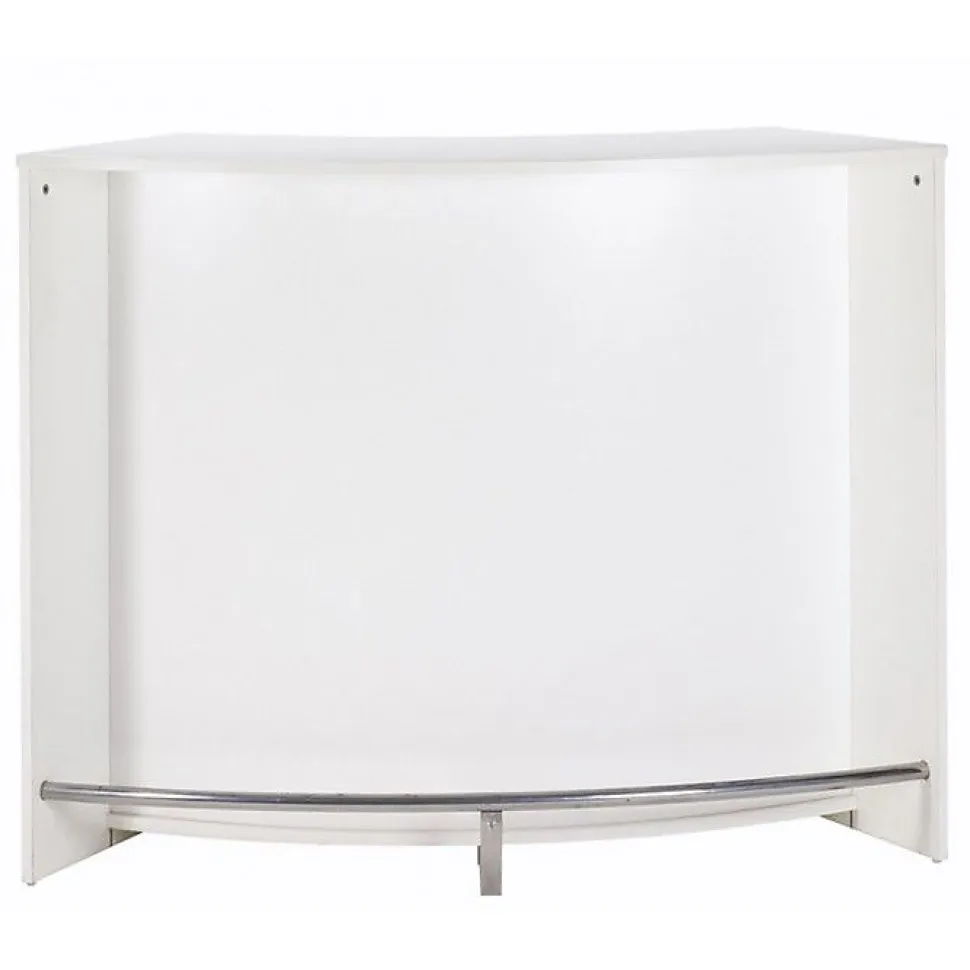 Comptoir bar Beaux Meubles Pas Chers blanc 134,5x55,3x104,8 cm