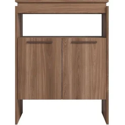 Comptoir BAR Float Beaux Meubles Pas Chers imitation châtaignier 67.5x29.5x90 cm