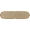 Console 140 cm en rotin naturel avec étagères - Marthe