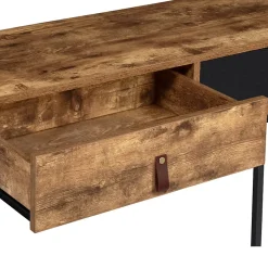 Console 2 tiroirs CHICAGO design industriel