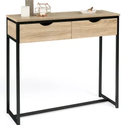 Console 2 tiroirs DETROIT design industriel