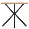 Console ALIX pied araignée bois et noir
