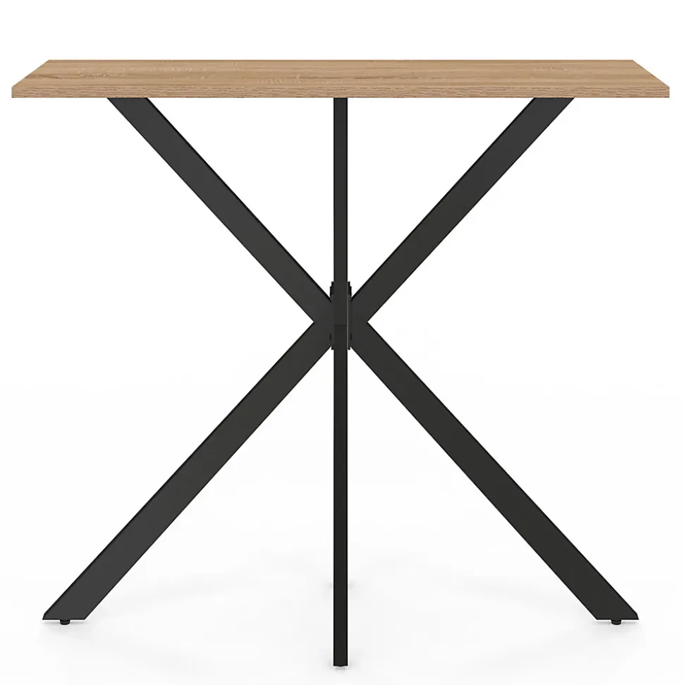 Console ALIX pied araignée bois et noir