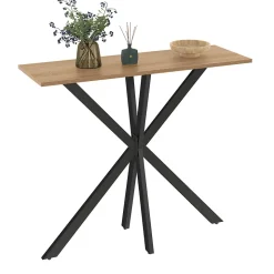 Console ALIX pied araignée bois et noir