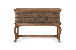 Console antique en bois de manguier