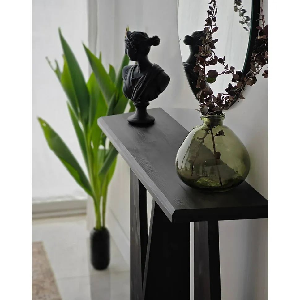 Console Arcturus, Table polyvalente, Armoire de rangement, Bureau du couloir, 100x28h83 cm, Anthracite