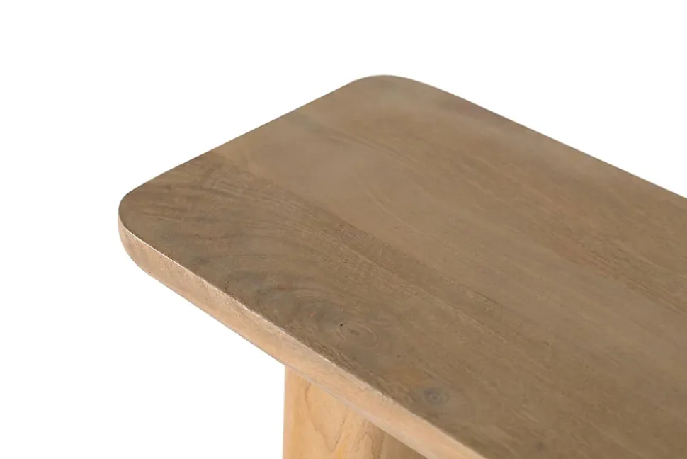 Console artisanale en bois de manguier