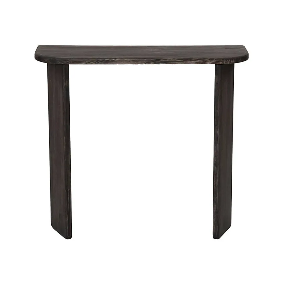 Console Astralis, Table polyvalente, Armoire de rangement, Bureau du couloir, 100x30h90 cm, Anthracite
