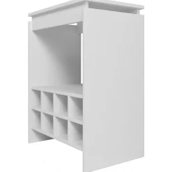 Console bar FLOAT Beaux Meubles Pas Chers Blanc 53.5x35x72 cm