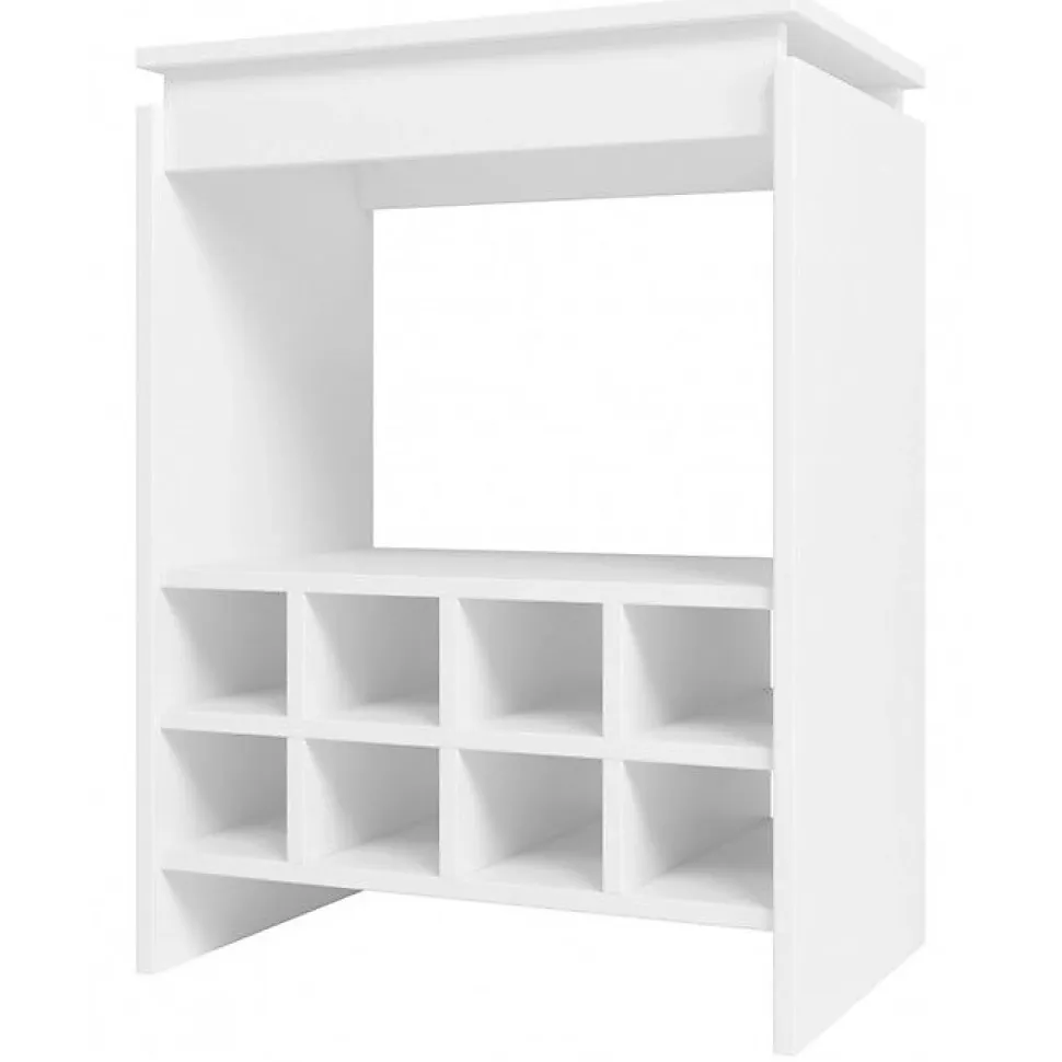 Console bar FLOAT Beaux Meubles Pas Chers Blanc 53.5x35x72 cm