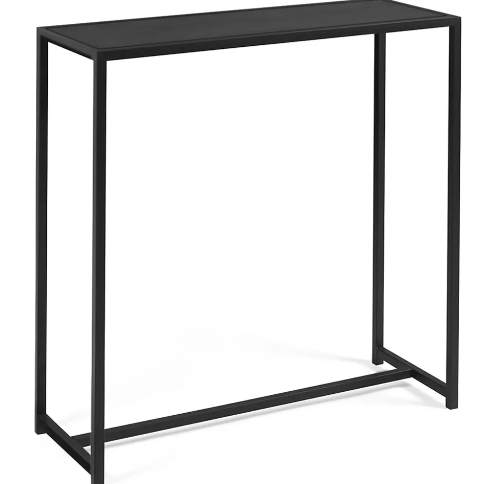 Console DAVIS en métal noir mat design industriel