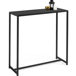 Console DAVIS en métal noir mat design industriel