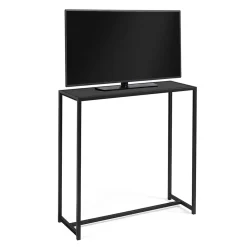 Console DAVIS en métal noir mat design industriel