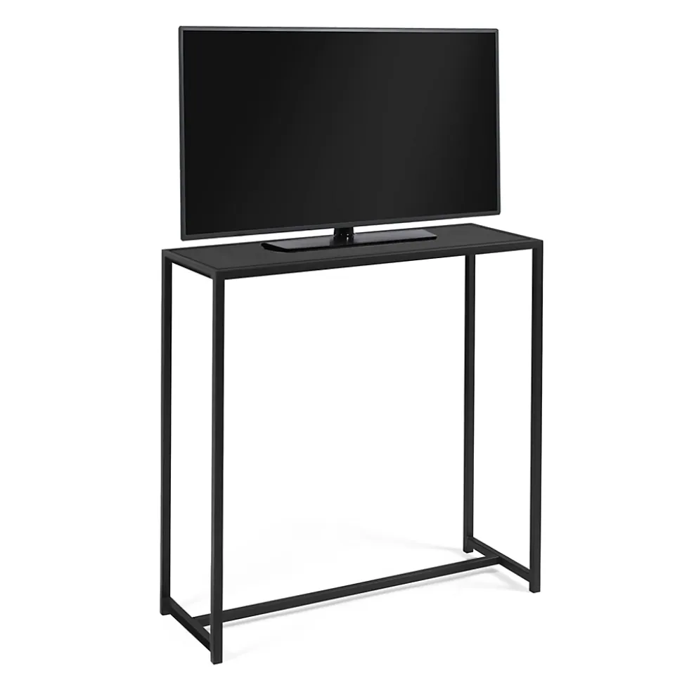 Console DAVIS en métal noir mat design industriel