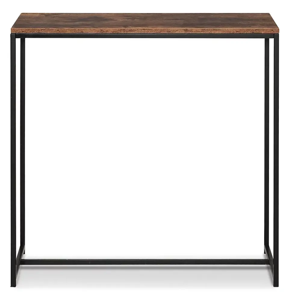 Console DAYTON plateau effet vieilli design industriel