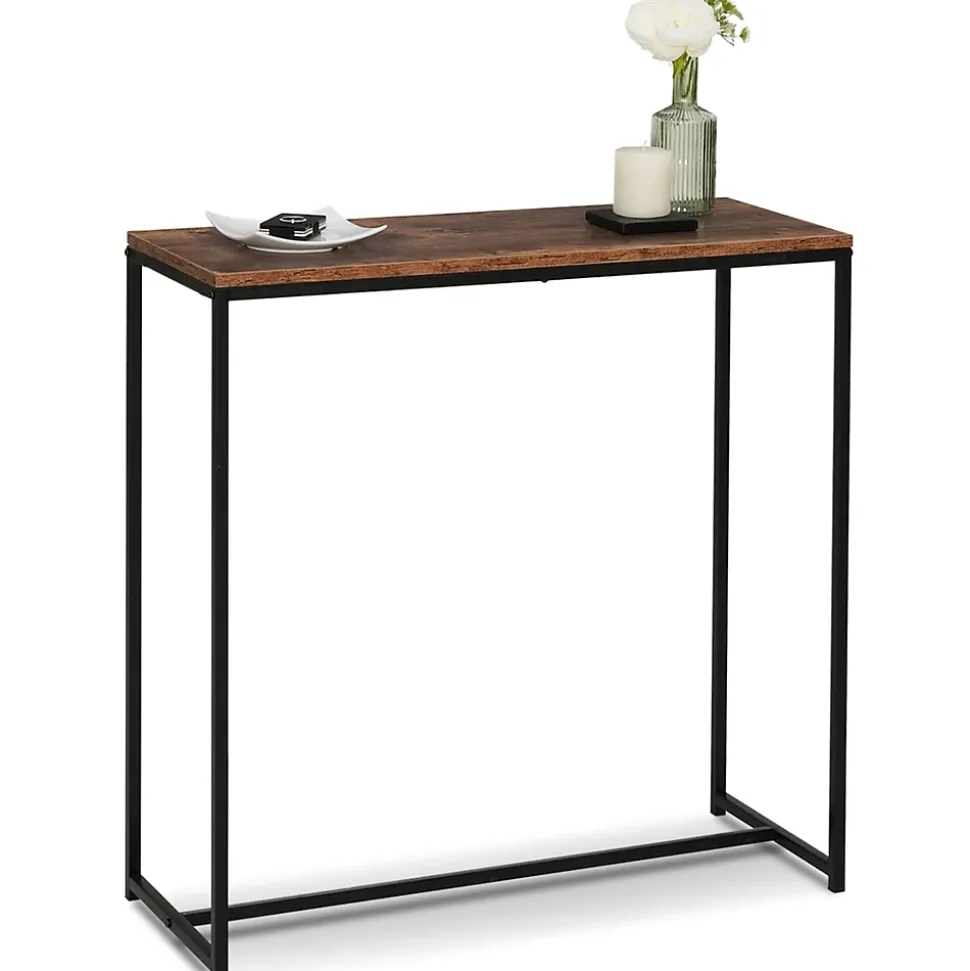 Console DAYTON plateau effet vieilli design industriel