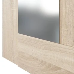 Console d'entrée avec miroir Oxys - L92 cm