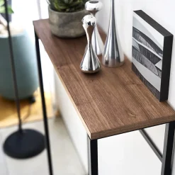 Console d'entrée en bois et métal Tower