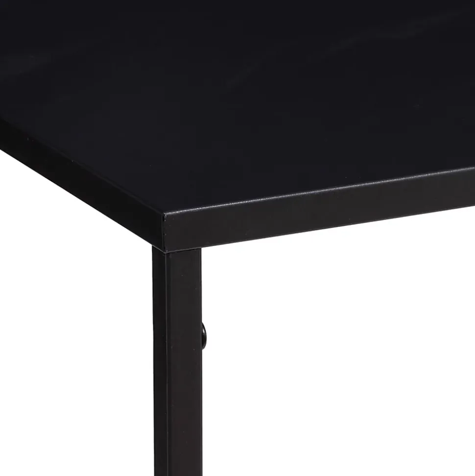 Console d'entrée Gota Atmosphera H. 85 cm beige et noir