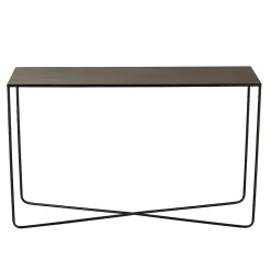 Console d'entrée pieds croisés en métal