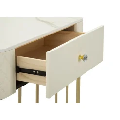Console effet matelassé Sharon 100x40x75 cm