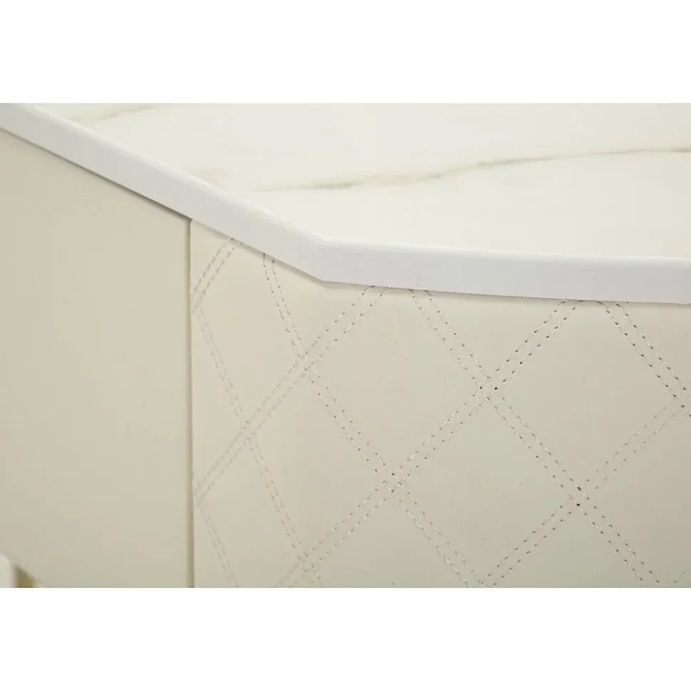 Console effet matelassé Sharon 100x40x75 cm