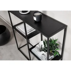 Console en acier noir Staal - Noir