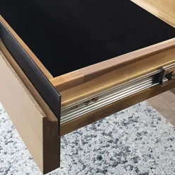 Console en bois 1 grand tiroir 1 niche L.130 cm - KASSIA