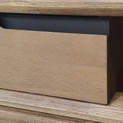 Console en bois 1 grand tiroir 1 niche L.130 cm - KASSIA